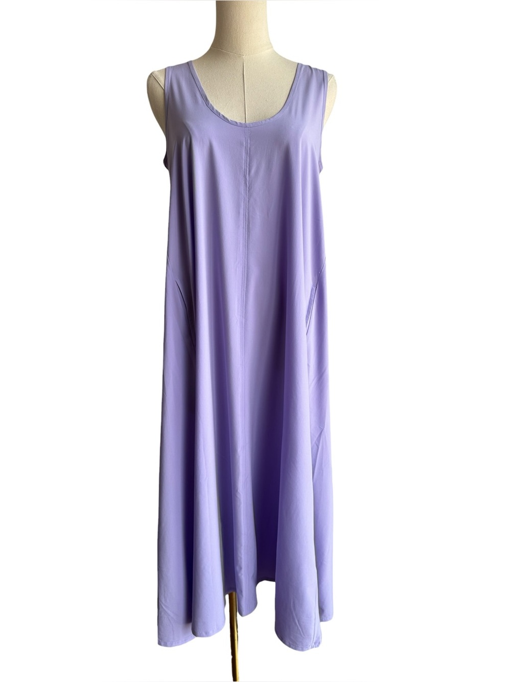 Joe Fresh Lightweight Quick-Dry Maxi Dress Sz XS Light Purple Summer Sundress